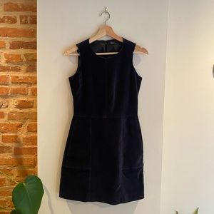 GAP Velvet Shift Dress in True Indigo - Size 0P